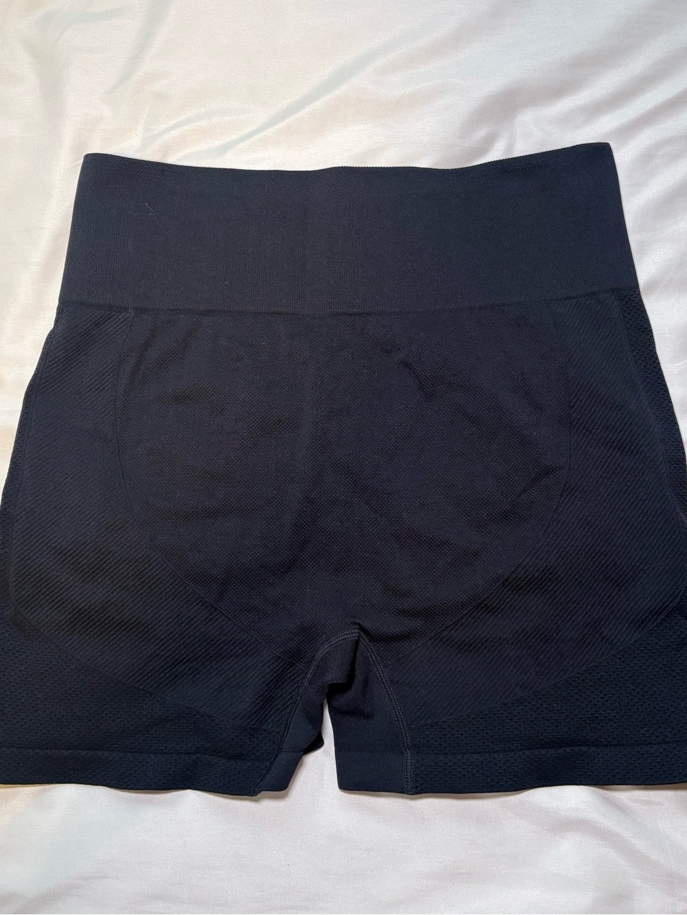 High-Waist Black Seamless Women’s Biker Shorts